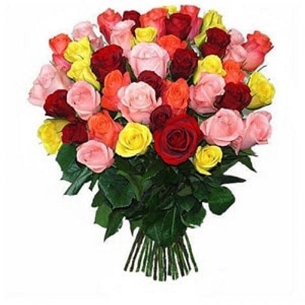 Buque 30 Rosas Coloridas
