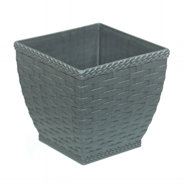 Vaso Quadrado Cinza