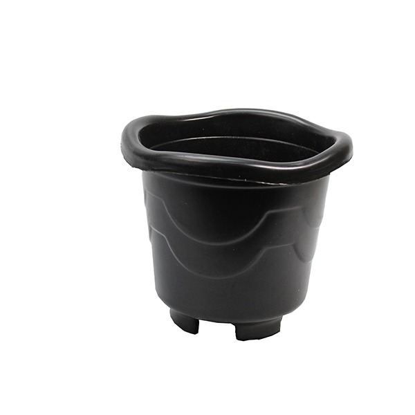 Vaso Redondo Preto Médio