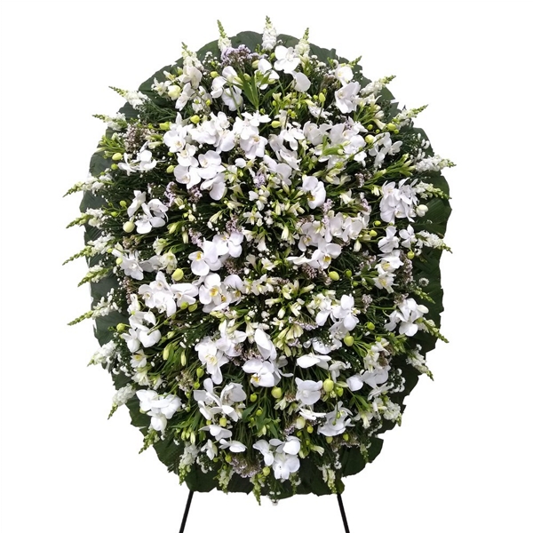 Coroa De Flores Com Orquideas