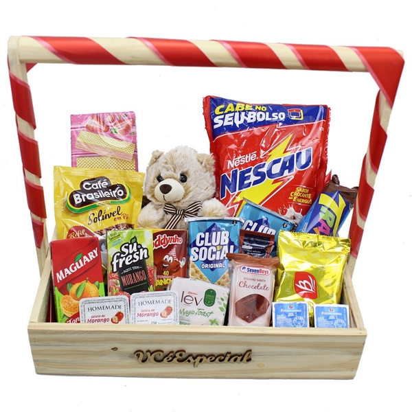Cesta De Café Da Manhã Super Mimo