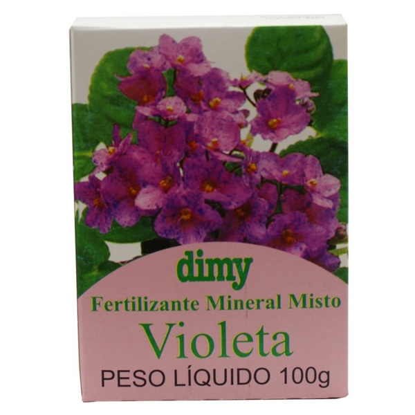 Fertilizante Mineral Misto Violetas - 100g
