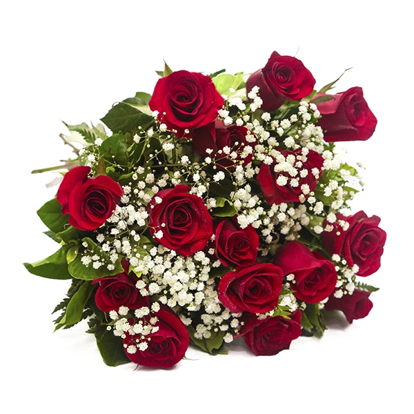 Buquê com 10 Rosas Vermelhas Premium