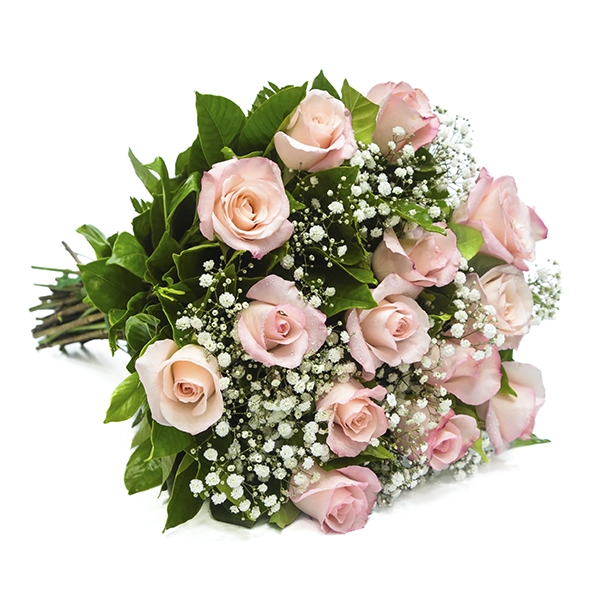 Buquê com 10 Rosas Cor de Rosa Premium