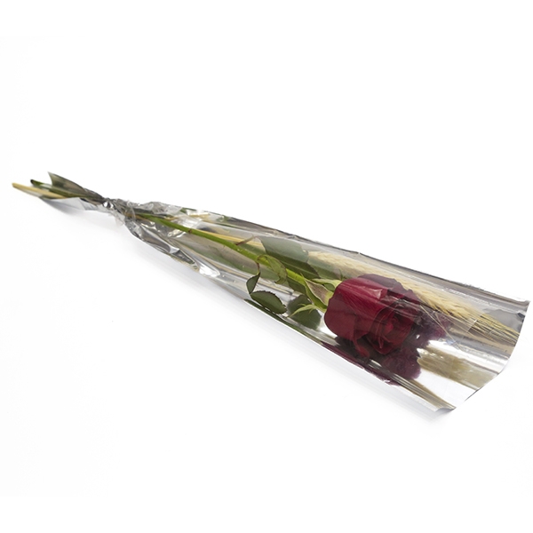 Rosa Vermelha Embalada Para Presente Individual