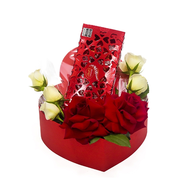 Arranjo Grandioso Amor Com Chocolate Lindt