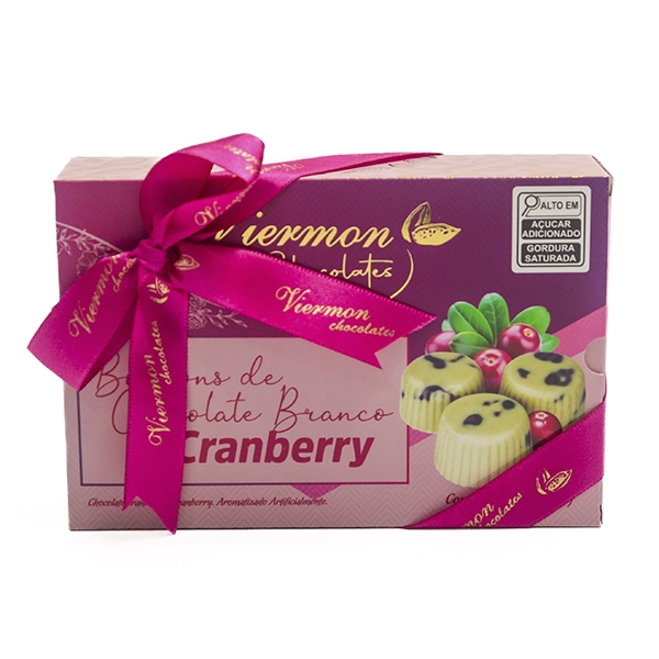 Chocolate Viermon Branco Cranberry