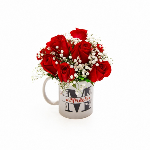 Flores na Caneca- Mãe