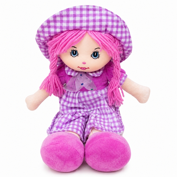 Boneca de Pelúcia Lilás