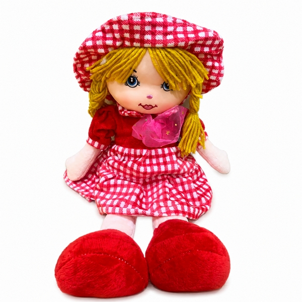 Boneca de Pelúcia Vermelha