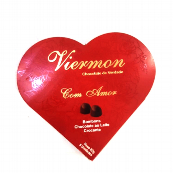 Chocolate Viermon Coração