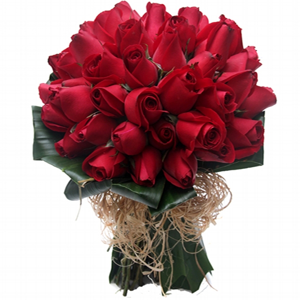 Arranjo de Rosas Vermelhas Com 24 Unidades